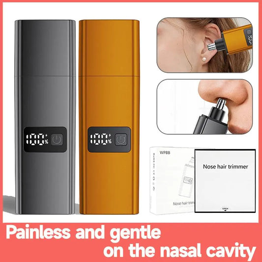 WPBB Electric Nose Hair Trimmer,Professional Painless Eyebrow & Facial Hair Trimmer for Men Women